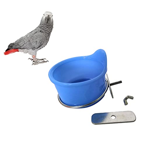Abaodam Vogel Futter und Wassernapf für Papageien und Kleintiere Käfigzubehör Blau Rostfrei Leicht zu Reinigen für Fütterung von Vögeln und Kleinen Haustieren Abaodam Vogel Futter und Wassernapf für Papageien und Kleintiere Käfigzubehör Blau Rostfrei Leicht zu Reinigen für Fütterung von Vögeln und Kleinen Haustieren von Abaodam
