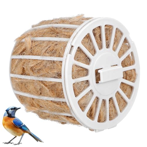 Abaodam Vogel-Nistmaterial, natürliche Baumwolle, Jute, Einstreu für Vögel, bequeme Nistmaterialien, Halter für Sittiche, Finken und Kanarienvögel, 3 Stück Abaodam Vogel-Nistmaterial, natürliche Baumwolle, Jute, Einstreu für Vögel, bequeme Nistmaterialien, Halter für Sittiche, Finken und Kanarienvögel, 3 Stück von Abaodam