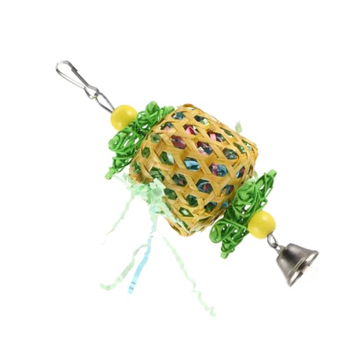 Abaodam Vogel Vogelspielzeug für Käfig Papageienspielzeug Kletternetz Kleine Vogelspielzeug hängend Papagei Vogelspielzeug Papageienglockenspielzeug Rattanpapier Zufällige Farbe Abaodam Vogel Vogelspielzeug für Käfig Papageienspielzeug Kletternetz Kleine Vogelspielzeug hängend Papagei Vogelspielzeug Papageienglockenspielzeug Rattanpapier Zufällige Farbe von Abaodam