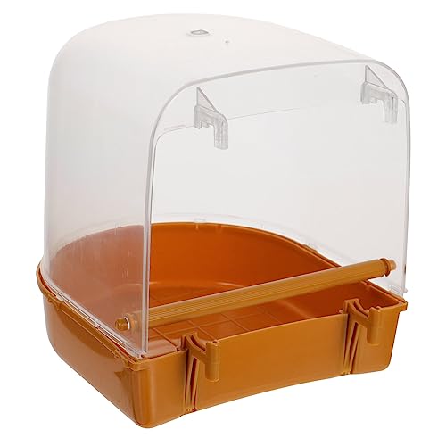 Abaodam Vogelbadewanne für Kleine Vögel Papagei und Wellensittich Dusche mit Wasserinjektor für Pflege und Hygiene Fördert Aktivität und Entspannung Abaodam Vogelbadewanne für Kleine Vögel Papagei und Wellensittich Dusche mit Wasserinjektor für Pflege und Hygiene Fördert Aktivität und Entspannung von Abaodam