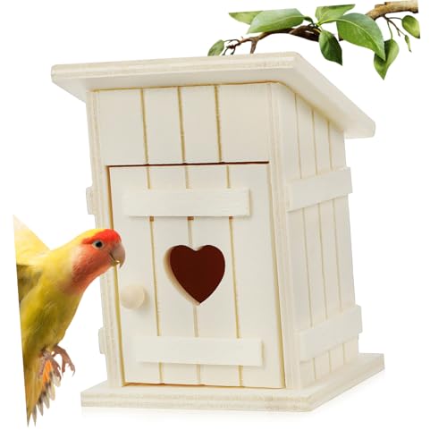 Abaodam Vogelhaus Aus Holz Für Außenbereich Unbehandelter Nistkasten Bemalen Und Dekorieren Für Und Andere Wildvögel Stabile Konstruktion Dekoratives Design Für Garten Und Terrasse Abaodam Vogelhaus Aus Holz Für Außenbereich Unbehandelter Nistkasten Bemalen Und Dekorieren Für Und Andere Wildvögel Stabile Konstruktion Dekoratives Design Für Garten Und Terrasse von Abaodam