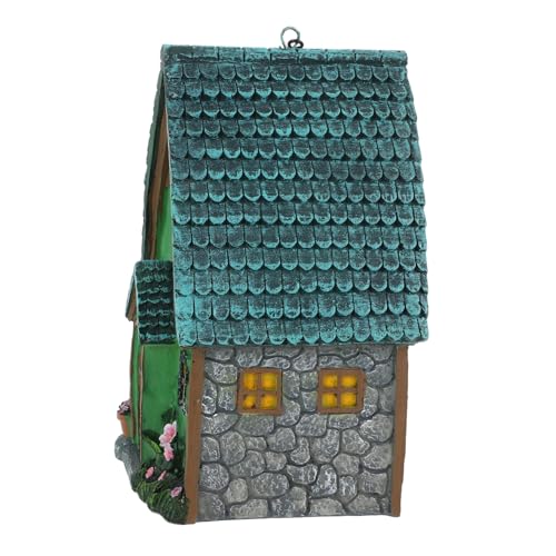 Abaodam Vogelhaus aus Hängendes Nistkasten für Wetterfestes Garten Aufzuhängen im Garten Bäumen Rustikales Design für Ihre Außendekoration Abaodam Vogelhaus aus Hängendes Nistkasten für Wetterfestes Garten Aufzuhängen im Garten Bäumen Rustikales Design für Ihre Außendekoration von Abaodam