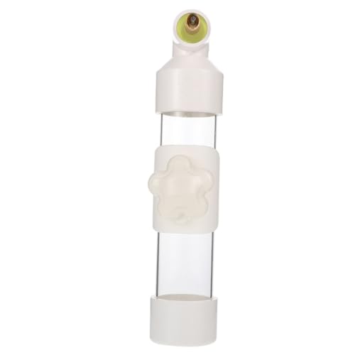 Abaodam Vogeltrinker Lovebirds Wasserspender groß Hängenden Vogelhäuschen klein Automatische Vogeltränke PVC Vogeltränke wasserflasche Vogel-Trinkwerkzeug Trinkwasserspender für Vögel Weiß von Abaodam