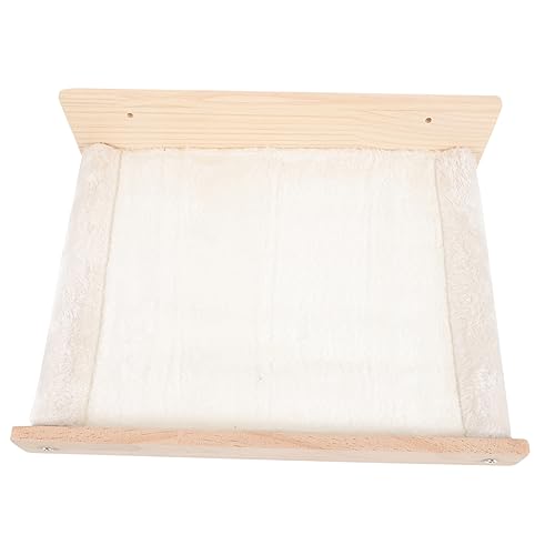 Abaodam Wandmontierte Katzenhängematte aus Holz Katzenregal für Entspannen zu Installieren Atmungsaktiv und Maschinenwaschbar für Katzenliebhaber Abaodam Wandmontierte Katzenhängematte aus Holz Katzenregal für Entspannen zu Installieren Atmungsaktiv und Maschinenwaschbar für Katzenliebhaber von Abaodam