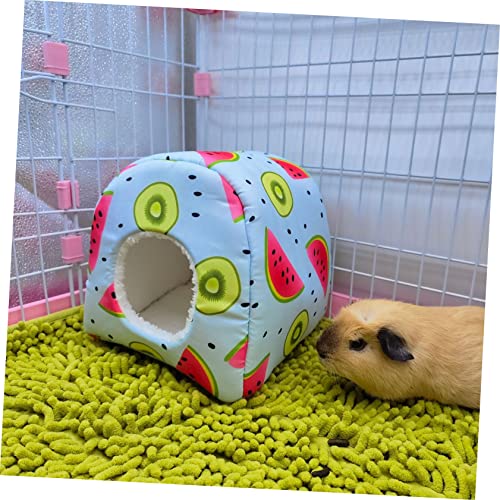 Abaodam Warmer Hamster Nest aus Schwamm Kuschelhöhle für Winter Geeignet für Syrische Hamster Meerschweinchen und Kleine Kleintiere Versteck für Gemütlichen Schlaf und Schutz vor Kälte Abaodam Warmer Hamster Nest aus Schwamm Kuschelhöhle für Winter Geeignet für Syrische Hamster Meerschweinchen und Kleine Kleintiere Versteck für Gemütlichen Schlaf und Schutz vor Kälte von Abaodam