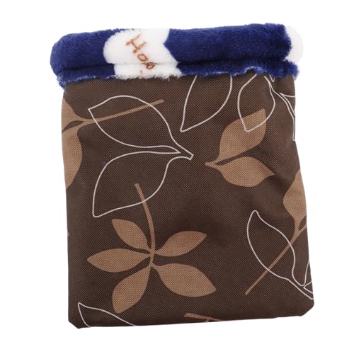 Abaodam Warmer Kleintier Schlafsack Weiche Kuschelhöhle für Hamster Kleine Haustiere Leichter Schlafsack mit Wärmender Umhüllung als Nest und Schlafmatte Farbe Zufällig Zufällige Farbe von Abaodam