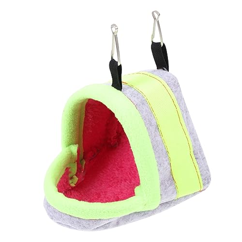 Abaodam Warmes Baumwoll Hamsternest Kleintier Schlafplatz für Hamster Meerschweinchen Igel Winter Kuschelbett Haustiernest Klein und Bequem von Abaodam