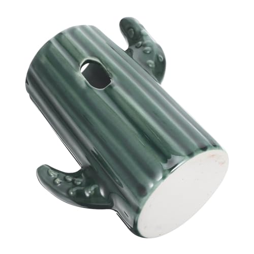 Abaodam Wasserflasche für Hamster Haustier klein mit Hamster wasserspender Hamster trinkflasche Wasserflaschenhalter für Rennmäuse Wasserflaschenhalter für Hamster Keramik Green von Abaodam