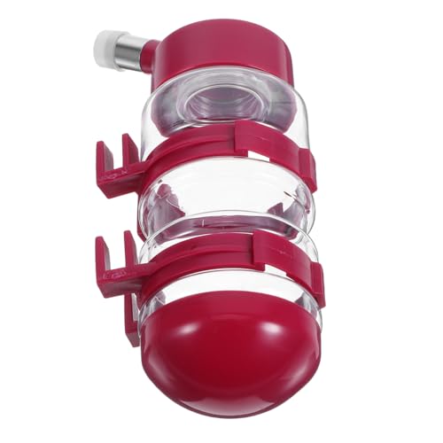 Abaodam Wasserflaschenspender Für Haustiere, Automatischer Wasserspender Zum Aufhängen Mit Edelstahldüse, Großes Fassungsvermögen Für Hunde Und Katzen, 400 Ml Abaodam Wasserflaschenspender Für Haustiere, Automatischer Wasserspender Zum Aufhängen Mit Edelstahldüse, Großes Fassungsvermögen Für Hunde Und Katzen, 400 Ml von Abaodam