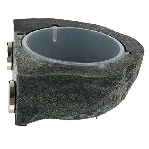 Abaodam Wasserzufuhr Gecko-Feeder Wassernapf Für Reptilienfutter Spender Automatisch Klein Wasserfontäne Reptilienfutterautomat Fütterung Futterautomat Für Haustiere Green Harz von Abaodam