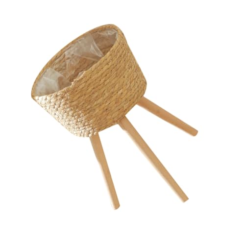 Abaodam Weidenkorb Pflanzenständer für Blumen Handgefertigte Rattan Pflanzgefäße Stabiler Holztisch für Balkon und Garten Durchmesser für Innendekoration und Outdoor Nutzung Abaodam Weidenkorb Pflanzenständer für Blumen Handgefertigte Rattan Pflanzgefäße Stabiler Holztisch für Balkon und Garten Durchmesser für Innendekoration und Outdoor Nutzung von Abaodam