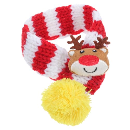 Abaodam Weihnachtlicher Haustierschal für Hunde und Katzen Gestrickter Schal mit Kreativem Design Warm und Bequem Geeignet für Kleine und Große Tiere Perfektes Weihnachtsoutfit Abaodam Weihnachtlicher Haustierschal für Hunde und Katzen Gestrickter Schal mit Kreativem Design Warm und Bequem Geeignet für Kleine und Große Tiere Perfektes Weihnachtsoutfit von Abaodam