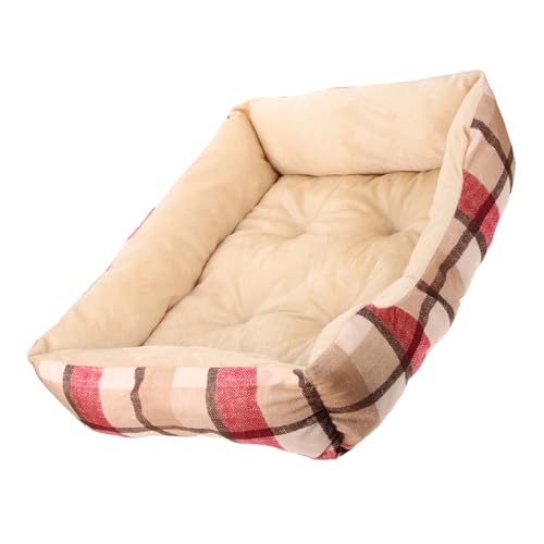 Abaodam Weihnachtliches Haustier Schlafnest aus Baumwolle Warmes Katzenhaus für Kleine Hunde Gemütliches Stabiles Pet Bed für Drinnen Kuscheliges Winterbett Abaodam Weihnachtliches Haustier Schlafnest aus Baumwolle Warmes Katzenhaus für Kleine Hunde Gemütliches Stabiles Pet Bed für Drinnen Kuscheliges Winterbett von Abaodam