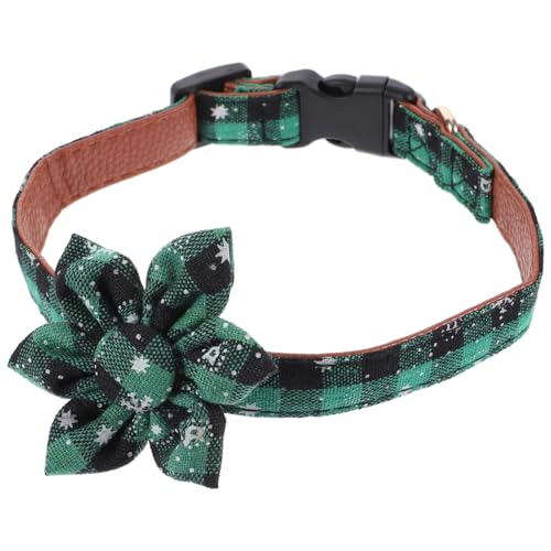 Abaodam Weihnachtliches Hundehalsband Verstellbar Stilvolles Design Für Kleine Und Leichtes Mit Weihnachtlichen Elementen Für Festliche Anlässe von Abaodam