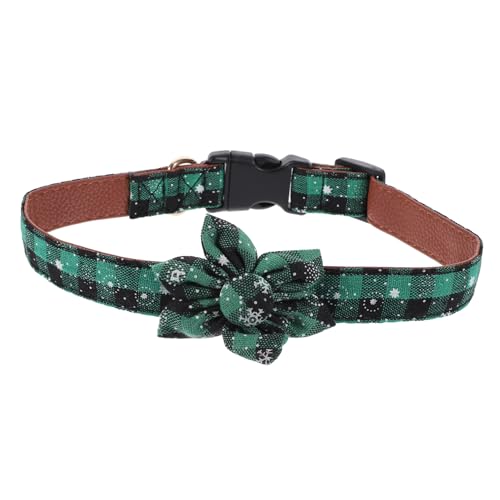 Abaodam Weihnachts Hundehalsband Verstellbares Großes Haustierhalsband Für Katzen Festliches Design Für Partys von Abaodam