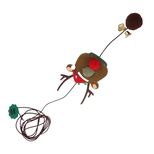 Abaodam Weihnachts Katzenspielzeug für Katzen Elastisches und Klebriges Aufhängen an Tür Interaktives Kätzchen zur Jagdinstinkts Sicher und Langlebig Abaodam Weihnachts Katzenspielzeug für Katzen Elastisches und Klebriges Aufhängen an Tür Interaktives Kätzchen zur Jagdinstinkts Sicher und Langlebig von Abaodam
