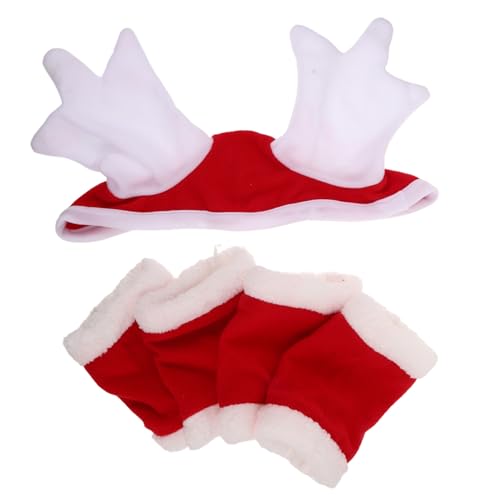 Abaodam Weihnachts Pferdekostüm mit Festlichem Santa Hut und Langlebigen Beinwickeln Schnelle Anzieh-lösung für Festliche Paraden und Wiederverwendbare Pferde-Accessoires Abaodam Weihnachts Pferdekostüm mit Festlichem Santa Hut und Langlebigen Beinwickeln Schnelle Anzieh-lösung für Festliche Paraden und Wiederverwendbare Pferde-Accessoires von Abaodam