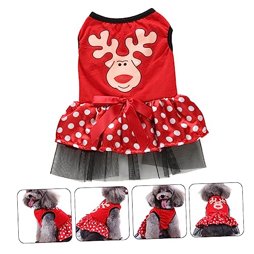 Abaodam Weihnachtskleid -Haustierkostüm Hundekleid Weihnachtsmann Feiertagstierkleidung Hundegeburtstagskleidung Weihnachten Party-Outfit für Haustiere Weihnachtshaustierrock Polyester rot Abaodam Weihnachtskleid -Haustierkostüm Hundekleid Weihnachtsmann Feiertagstierkleidung Hundegeburtstagskleidung Weihnachten Party-Outfit für Haustiere Weihnachtshaustierrock Polyester rot von Abaodam