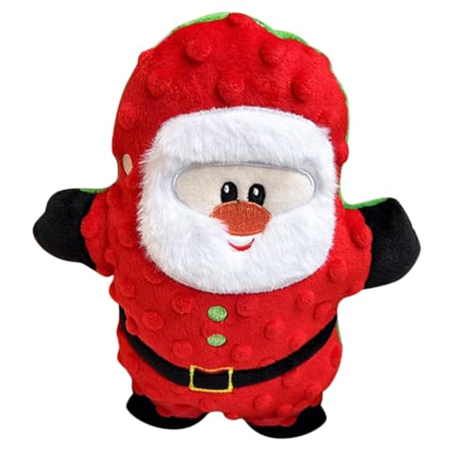 Abaodam Weihnachtsmann Kauspielzeug für Welpen Strapazierfähiges Quietschspielzeug aus Sicheres Fördert für Weihnachten Abaodam Weihnachtsmann Kauspielzeug für Welpen Strapazierfähiges Quietschspielzeug aus Sicheres Fördert für Weihnachten von Abaodam