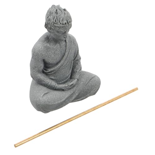 Abaodam Wukong Figurine Wasserfest Aquarium Dekoration Traditionelle Chinesische Kultur Pinselhalter Skulptur für Zen Garten Büro Wohnzimmer von Abaodam