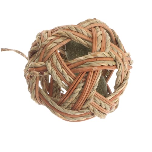 Abaodam Zahnballkatze klein groß Kätzchen Katze Katzenminze Kauen für Katzen Kauspielzeug für Katzen Katze zahte Katze Molar Strohseil Abaodam Zahnballkatze klein groß Kätzchen Katze Katzenminze Kauen für Katzen Kauspielzeug für Katzen Katze zahte Katze Molar Strohseil von Abaodam