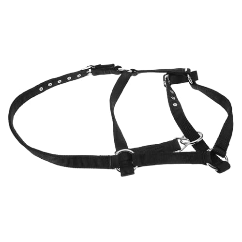 Abaodam Zubehör Für Die Reitausbildung Abbrechbares Pferdehalfter Seilhalfter Pferdehalfter Aus Seil Gepolstertes Pferdehalfter Ziegenausrüstung Wadenhalfter Pferdekostüm Nylon Black von Abaodam