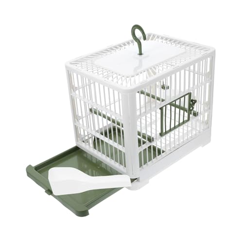 Abaodam Zusammenklappbarer Papageien-Reisekäfig Vogel Stehen Taubenversorgung Prevue Vogelkäfig kleine Vogelkäfige Transportkäfig für Vögel Vogelkäfig für Finken Vogelkäfigständer Abs Weiß Abaodam Zusammenklappbarer Papageien-Reisekäfig Vogel Stehen Taubenversorgung Prevue Vogelkäfig kleine Vogelkäfige Transportkäfig für Vögel Vogelkäfig für Finken Vogelkäfigständer Abs Weiß von Abaodam