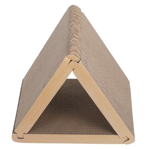 Abaodam kratzbaum für Katzen kratzen Karton Möbel Kratzer drinnen Kratzbrett für Katzen Kratzspielzeug für Katzen Kratzunterlage für Katzen aus Pappe dreieckiges Katzenkratzpad Papier Abaodam kratzbaum für Katzen kratzen Karton Möbel Kratzer drinnen Kratzbrett für Katzen Kratzspielzeug für Katzen Kratzunterlage für Katzen aus Pappe dreieckiges Katzenkratzpad Papier von Abaodam