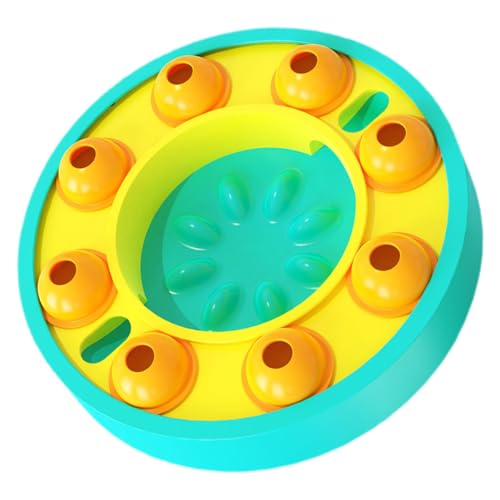Abaodam Hunde Puzzle Futterspender Interaktiver Slow Feeder für Langsames Fressen Lebensmittelechter Hundenapf Sicheres Futterspielzeug für Hunde für Welpen von Abaodam
