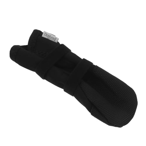 Abaodam wasserdichte Hundeschuhe Verstellbar rutschfest mit Atmungsaktiven Pfotenschutzsocken für Sommer Leckschutz für Gehwege und Parkettböden Pfotenfreundliche Outdoor Booties von Abaodam