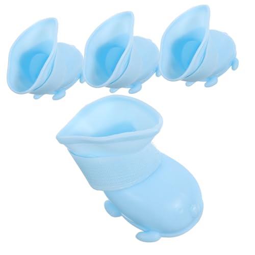 Abaodam wasserdichte Hundeschuhe für Kleine Hunde Verstellbare rutschfeste Regen Schneestiefel Wetterfeste Pfotenschutz Booties für Outdoor aktivitäten Wasserabweisende Abaodam wasserdichte Hundeschuhe für Kleine Hunde Verstellbare rutschfeste Regen Schneestiefel Wetterfeste Pfotenschutz Booties für Outdoor aktivitäten Wasserabweisende von Abaodam