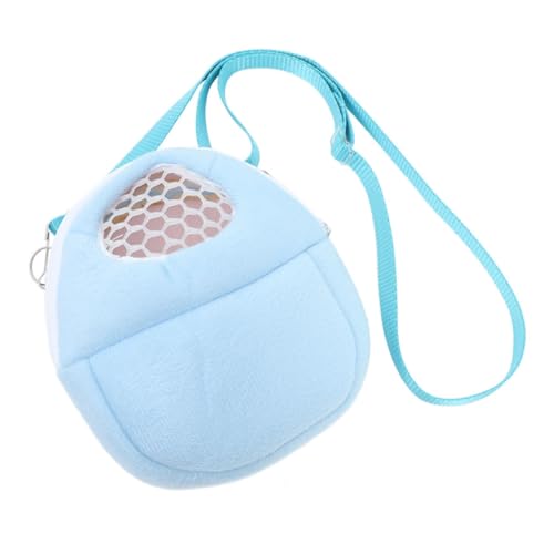 Hamster-Tragetasche, verstellbare Reisetasche für Kleintiere, atmungsaktives Netz-Design, weiches Futter für Komfort für Igel, Chinchillas und Eichhörnchen Hamster-Tragetasche, verstellbare Reisetasche für Kleintiere, atmungsaktives Netz-Design, weiches Futter für Komfort für Igel, Chinchillas und Eichhörnchen von Abaodam