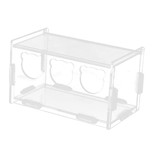 Haustier Futterbox Transparente Fütterungsschale für Rutin Hühner Reinigen Installieren für Außenbereich Haustier Futterbox Transparente Fütterungsschale für Rutin Hühner Reinigen Installieren für Außenbereich von Abaodam