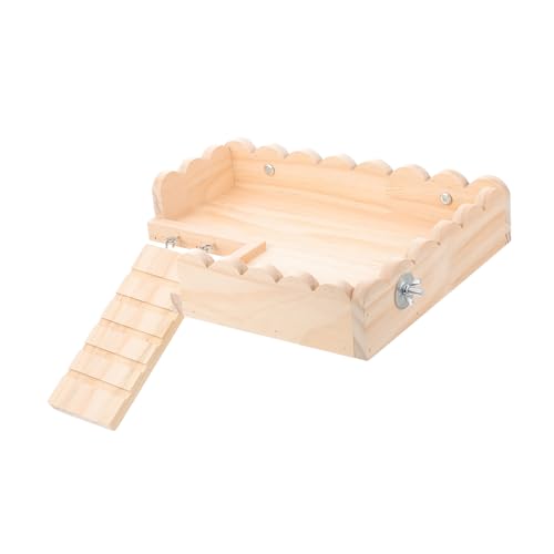 Holz Hamster mit Kletterleiter Käfigzubehör für Meerschweinchen und Hamster zu Installieren Langlebig und Sicher für Haustiere Holz Hamster mit Kletterleiter Käfigzubehör für Meerschweinchen und Hamster zu Installieren Langlebig und Sicher für Haustiere von Abaodam