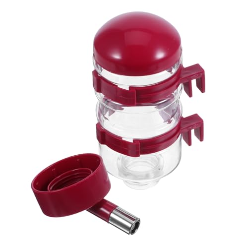 Hundewasserspender Für Käfige, 400 Ml, Automatischer Hängender Wasserspender Für Haustiere, Edelstahldüse, Große Kapazität, Wasserflasche Hundewasserspender Für Käfige, 400 Ml, Automatischer Hängender Wasserspender Für Haustiere, Edelstahldüse, Große Kapazität, Wasserflasche von Abaodam