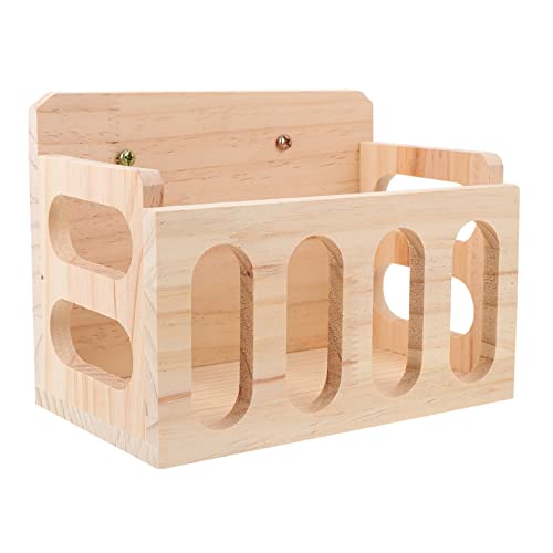 Abaodam Kaninchen Futterspender aus Holz Automatischer Futterautomat für Kleintiere Heu Spender für Kaninchen und Meerschweinchen Leicht Am Käfig zu Befestigen Minimiert Futterabfall Abaodam Kaninchen Futterspender aus Holz Automatischer Futterautomat für Kleintiere Heu Spender für Kaninchen und Meerschweinchen Leicht Am Käfig zu Befestigen Minimiert Futterabfall von Abaodam