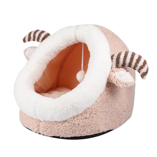 Kuscheliges Katzenbett für Herbst und Winter Waschbares Pet Nest aus Atmungsaktivem Material für Unterwegs Sorgt für Einen Komfortablen Schlafplatz Kuscheliges Katzenbett für Herbst und Winter Waschbares Pet Nest aus Atmungsaktivem Material für Unterwegs Sorgt für Einen Komfortablen Schlafplatz von Abaodam