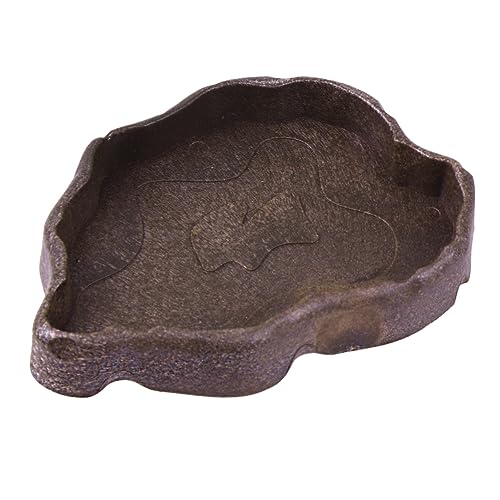Reptilien Futterschale aus Harz Kompakte Wasserschale für Schildkröten Eidechsen und Frösche Futter und Wasserbecken für Kleine Haustiere S Reptilien Futterschale aus Harz Kompakte Wasserschale für Schildkröten Eidechsen und Frösche Futter und Wasserbecken für Kleine Haustiere S von Abaodam