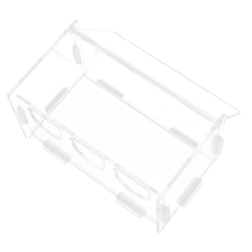Abaodam Rutin Hühnerfutternapf Transparente Tierfutterbox Kleiner Futterautomat für Küken Vögel und Kleintiere Einfach zu Reinigen und Langlebig für Geflügel und Nistkästen Abaodam Rutin Hühnerfutternapf Transparente Tierfutterbox Kleiner Futterautomat für Küken Vögel und Kleintiere Einfach zu Reinigen und Langlebig für Geflügel und Nistkästen von Abaodam