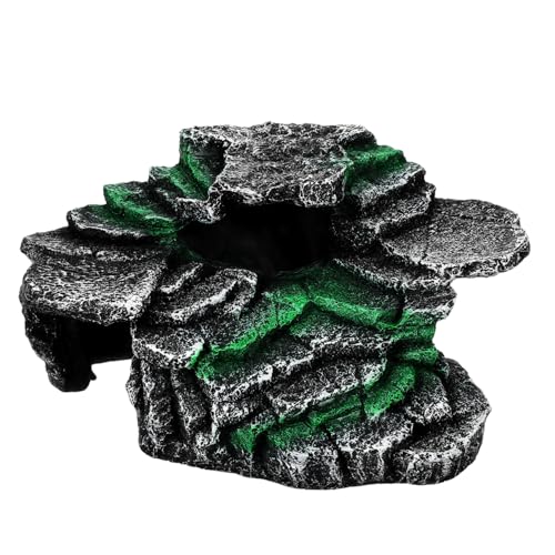Turtle Basking Platform für Aquarien und Ästhetische Schildkröten Sonnenbank aus Resin Langlebig für Aquatische Schildkröten Dekoration im Reptilienhabitat Turtle Basking Platform für Aquarien und Ästhetische Schildkröten Sonnenbank aus Resin Langlebig für Aquatische Schildkröten Dekoration im Reptilienhabitat von Abaodam