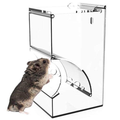 Automatischer Hamster-futterspender, Transparenter Hamster-futterspender Für Kleine Haustiere Wie Hamster, Igel, Eichhörnchen, Meerschweinchen, Vögel von Abbdbd