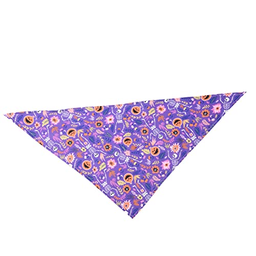 Abbto Halstuch für Halloween-Hunde – weich und atmungsaktiv für Hunde – waschbares Lätzchen für Haustiere, Bandana für den Urlaub, verstellbar, Halloween-Motive Abbto Halstuch für Halloween-Hunde – weich und atmungsaktiv für Hunde – waschbares Lätzchen für Haustiere, Bandana für den Urlaub, verstellbar, Halloween-Motive von Abbto