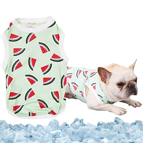 Abbto Hundekühlhemd,Kühlweste mit atmungsaktivem Material | Welpen-Kühljacke für kleine Hunde/Katzen im Freien beim Wandern von Abbto