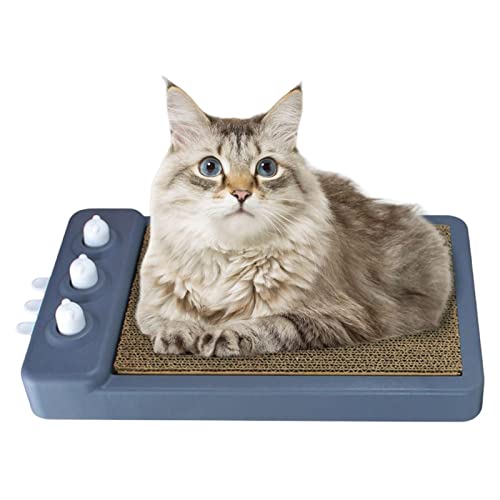 Abbto Kratzkarte für Katzen – Robuste Kätzchen treffen Maulwurf Spielzeug aus Karton Interaktives Spielzeug für Katzen | Jagdspielzeug für Kätzchen zum Schärfen der Krallen und zum Schutz von Abbto