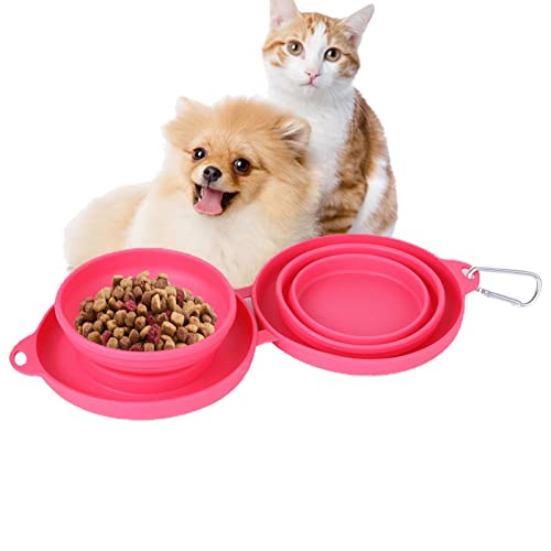 Abbto Reisenapf für Hunde, Outdoor-Fressnapf für Hunde mit Karabinerhaken | rutschfeste Hundenäpfe mit Saugnapf für zu Hause, auf Reisen Abbto Reisenapf für Hunde, Outdoor-Fressnapf für Hunde mit Karabinerhaken | rutschfeste Hundenäpfe mit Saugnapf für zu Hause, auf Reisen von Abbto