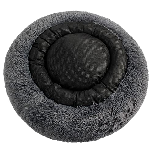 Beruhigendes Hundebett für kleine Hunde, Runde flauschige Hundekörbe für Hunde Katzen, Cuddler Nest Beruhigendes Haustierbett, Donut Hundebett für kleine Hunde und Katzen Abbto Beruhigendes Hundebett für kleine Hunde, Runde flauschige Hundekörbe für Hunde Katzen, Cuddler Nest Beruhigendes Haustierbett, Donut Hundebett für kleine Hunde und Katzen Abbto von Abbto
