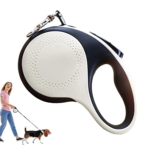 Einziehbare Hundeleine für Hunde und Katzen, Hundeleine mit LED-Licht, 4,5 m, robuste Hundeleine für Hunde, um 360 Grad drehbar, kein Verheddern, Zubehör für Hunde Abbto von Abbto