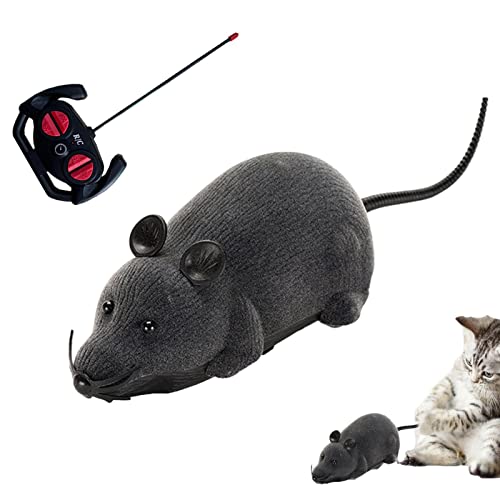 Fernbedienung Maus Katzenspielzeug - Elektronisches Bewegungs-/bewegliches Spielzeug für Katzen | Quietschende Maus Katzenspielzeug Batteriebetrieben imitiert Bewegung der echten Beute nach Fun & Fernbedienung Maus Katzenspielzeug - Elektronisches Bewegungs-/bewegliches Spielzeug für Katzen | Quietschende Maus Katzenspielzeug Batteriebetrieben imitiert Bewegung der echten Beute nach Fun & von Abbto
