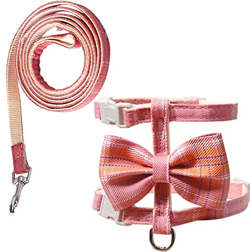 Katzenleine und Geschirr Set | Bowknot Kätzchen Harness Escape Proof | Einstellbare Kraft Balance Soft Kätzchen Sachen für Kleintiere Outdoor oder drinnen Wandern, Reisen, Spielen Abbto Katzenleine und Geschirr Set | Bowknot Kätzchen Harness Escape Proof | Einstellbare Kraft Balance Soft Kätzchen Sachen für Kleintiere Outdoor oder drinnen Wandern, Reisen, Spielen Abbto von Abbto