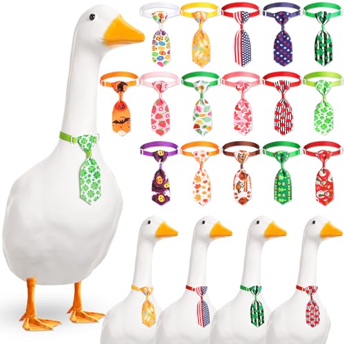 Abbylike 16-teiliges Set mit Fliegen, verstellbar, 58,4 cm, Festival, Veranda, Gänsehalsbänder, 4. Juli, Sommer, saisonale Party, Outdoor, Terrasse, Garten, Rasen, Dekorationen (stilvoller Stil) von Abbylike